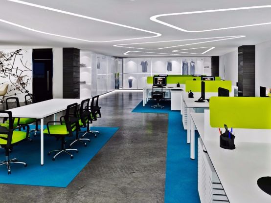 Akıntek tekstil / florya açık ofisler