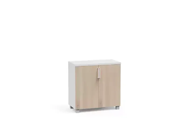 Çift Kapaklı Ahşap Dosya Dolabı