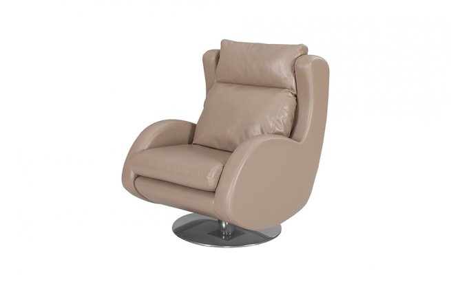 Magic Single Flange Leg Office Bergere